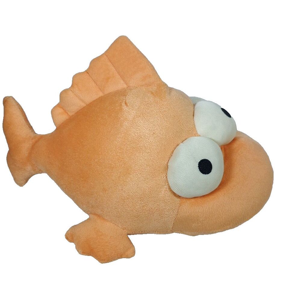 Simpsons Blinky 3 Eyed Fish Plush Matt Groening Universal Studios 16"Stuffed Toy